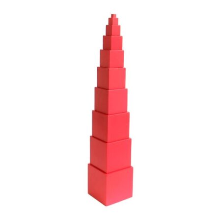 montessori pink tower