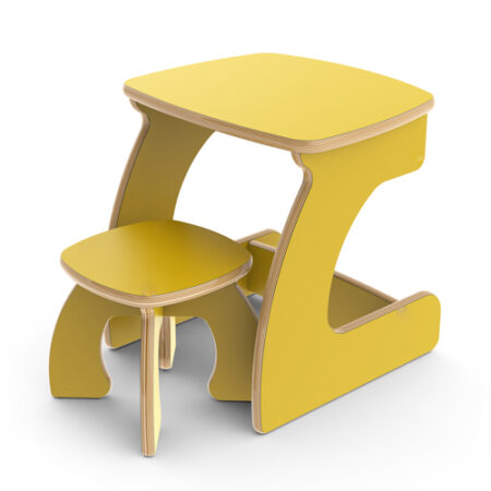 Toddlers study desk - stool set