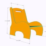 hamzah chair dimensions