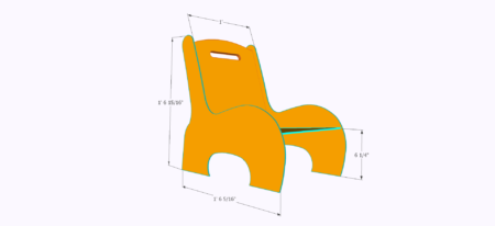 hamzah chair dimensions