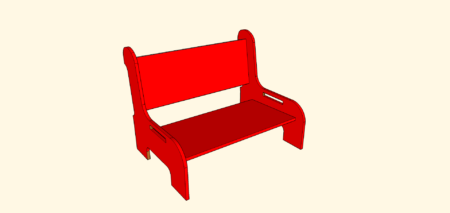 hamzah bench red color