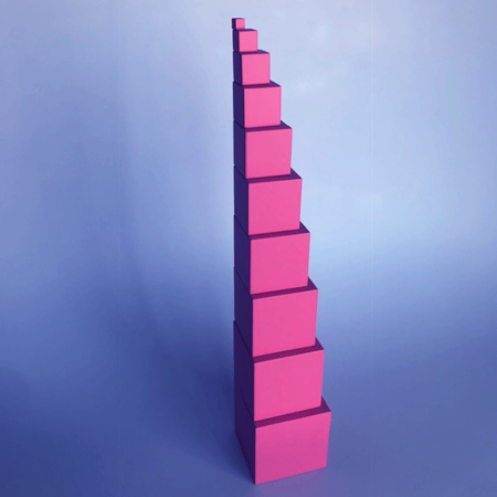Pink Tower - Montessori Sensorial Materials
