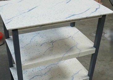 faux marble effect