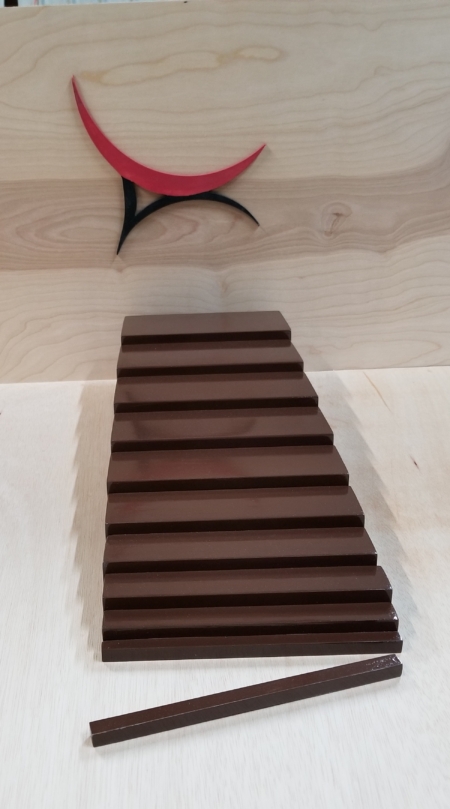 montessori broad stairs - montessori brown stairs, houston, texas