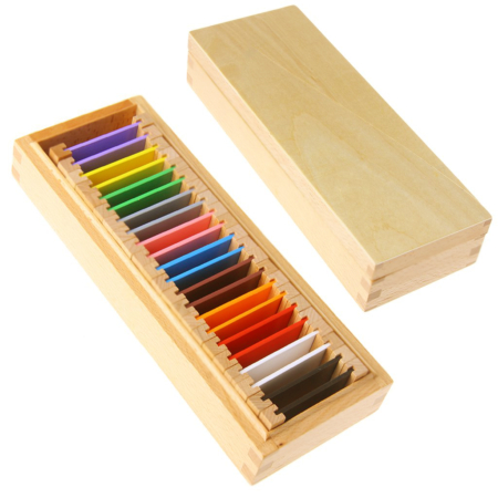 montessori color tablets wooden