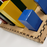 Montessori shapes ladder