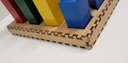 montessori shapes stacker