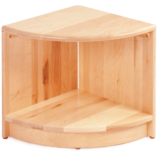 montessori wooden corner shelf