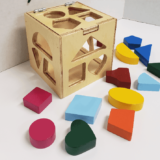 geometric shape sorter cube