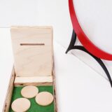 Montessori coin board waxed