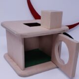 Montessori cube prism imbucare box