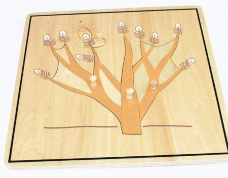 montessori wooden root puzzle, houston texas
