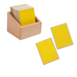 montessori wooden graded sand tablets