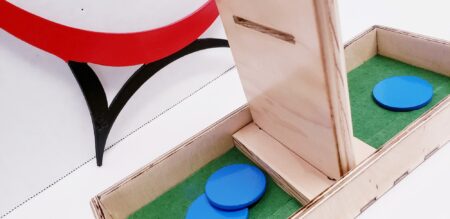 Montessori wooden Imbucare board with discs