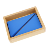 montessori contructive blue triangles