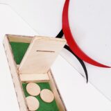 Montessori wooden coin board