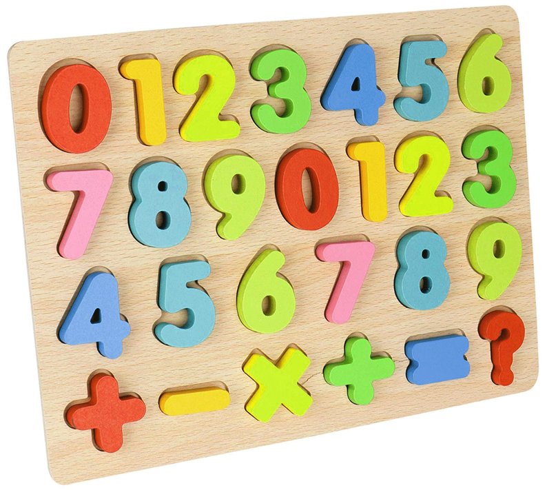 Number Puzzle - Montessori Wooden Number Puzzle, Houston TX