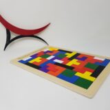 3D building toys wood tangram puzzle