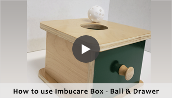 How to use Montessori Imbucare Box - Ball and Drawer