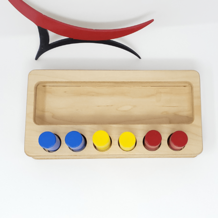 Montessori Colored Pegs and Board