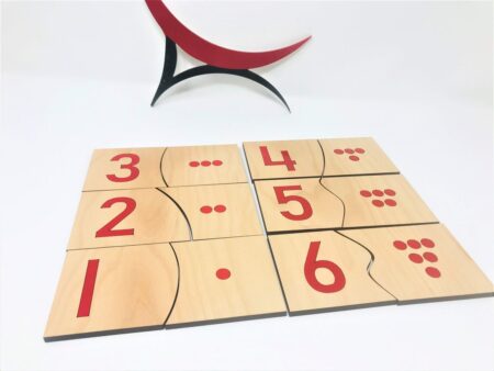 Montessori math number cards