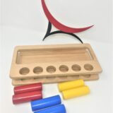 Montessori colored peg board