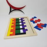 wooden tangram puzzle