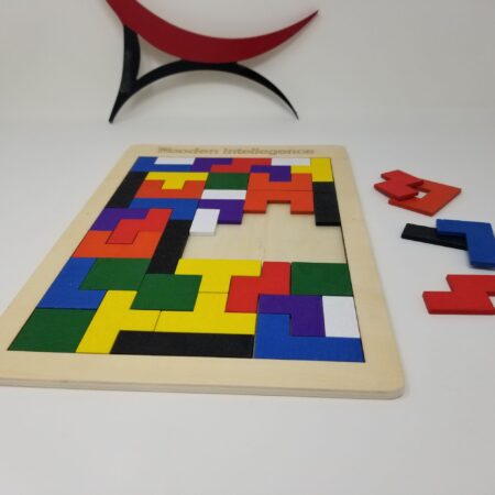 wooden tangram puzzle toy