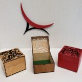 wooden personalized favor box