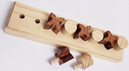 Montessori Wooden Space Checker