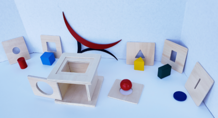 Montessori Imbucare Box - 6 in 1 prisms
