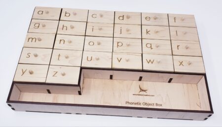 Montessori based phonology learning box