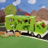 animal shape sorting truck for kids