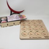 wooden memory game tablet for toddlers