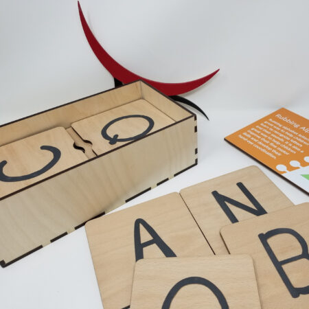 montessori wooden sandpaper letters