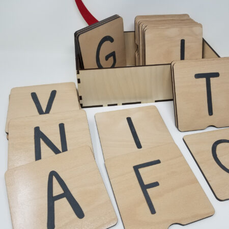 wooden sandpaper letters tracing boards