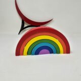 Colorful Montessori Rainbow Stacker for Toddlers