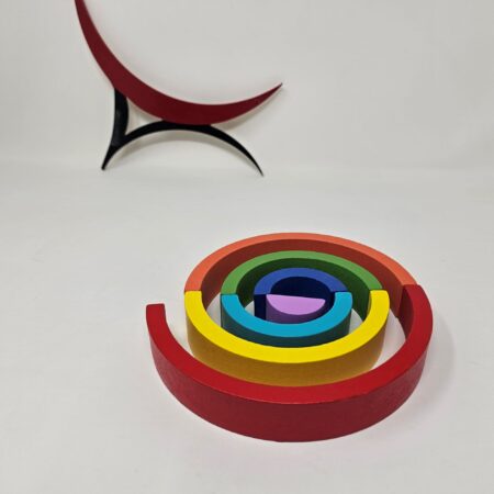 Educational Toy Wooden Rainbow Stacker