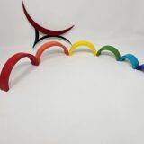 Simple and Fun Wooden Montessori Rainbow Stacker