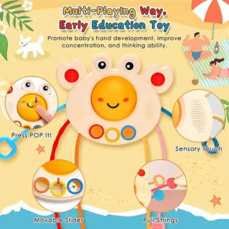crab sensory toys for infants