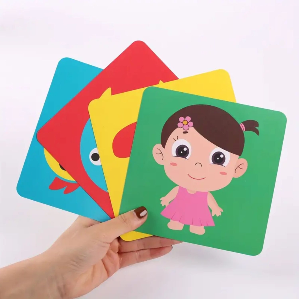 Multicolor Trigger Vision Cards: Newborn Baby brain development