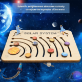 wooden solar system puzzle for preschools