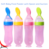 great gift first stage steel self-feeding training spoons for baby