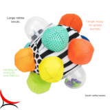 baby cognitive development bumpy ball toy newborns to 6 months 8 months 1 year and 2 years old toddlers