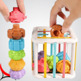 baby sensory shape sorter toy colorful cube multi sensory shape hand grasping ball fine motor skills toys thanks giving gift