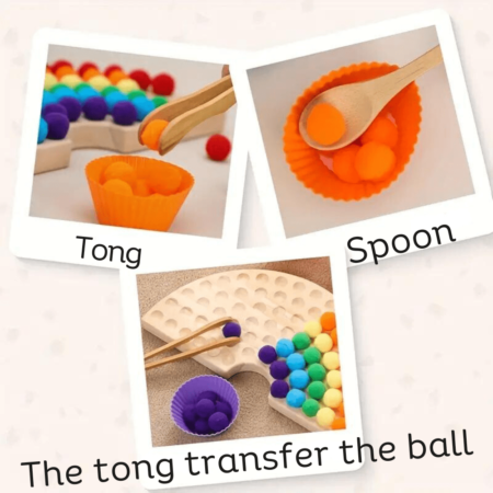 montessori toy improve children's finger control color recognition classification skills