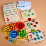 montessori math toy kids montessori wooden toys hands brain training clip early years mathematics