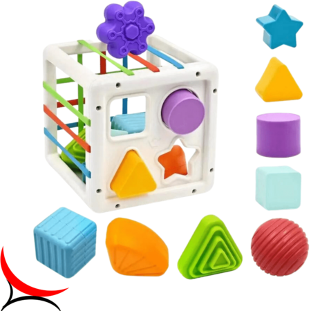 shape box shape sorter box shape sorter cube shape sorter replacement blocks stacking sorting toys wooden block shape sorter