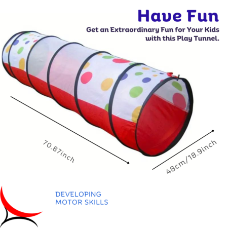 find me multicolor crawl/play tunnel crawl through tunnel toy play tent for kids perfect for toddlers perfect for infants