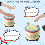 gathering club carnival colorful percussion instrument with 2 mallets music drum special